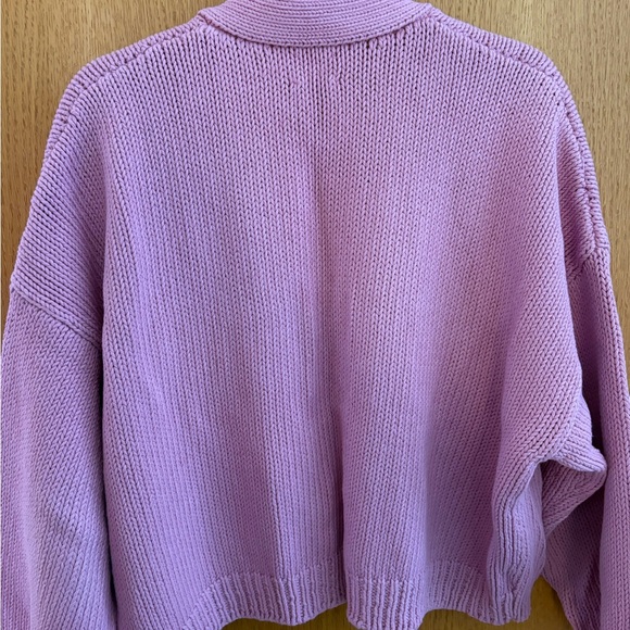 Babaa Pink Cardigan Sweater - Picture 6 of 7
